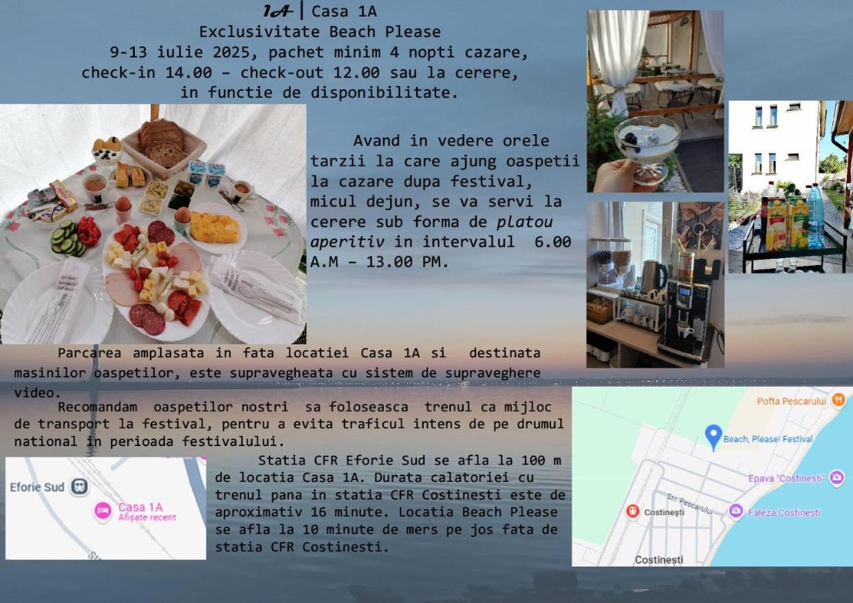 Casa 1A Hotel Eforie Sud  Bagian luar foto